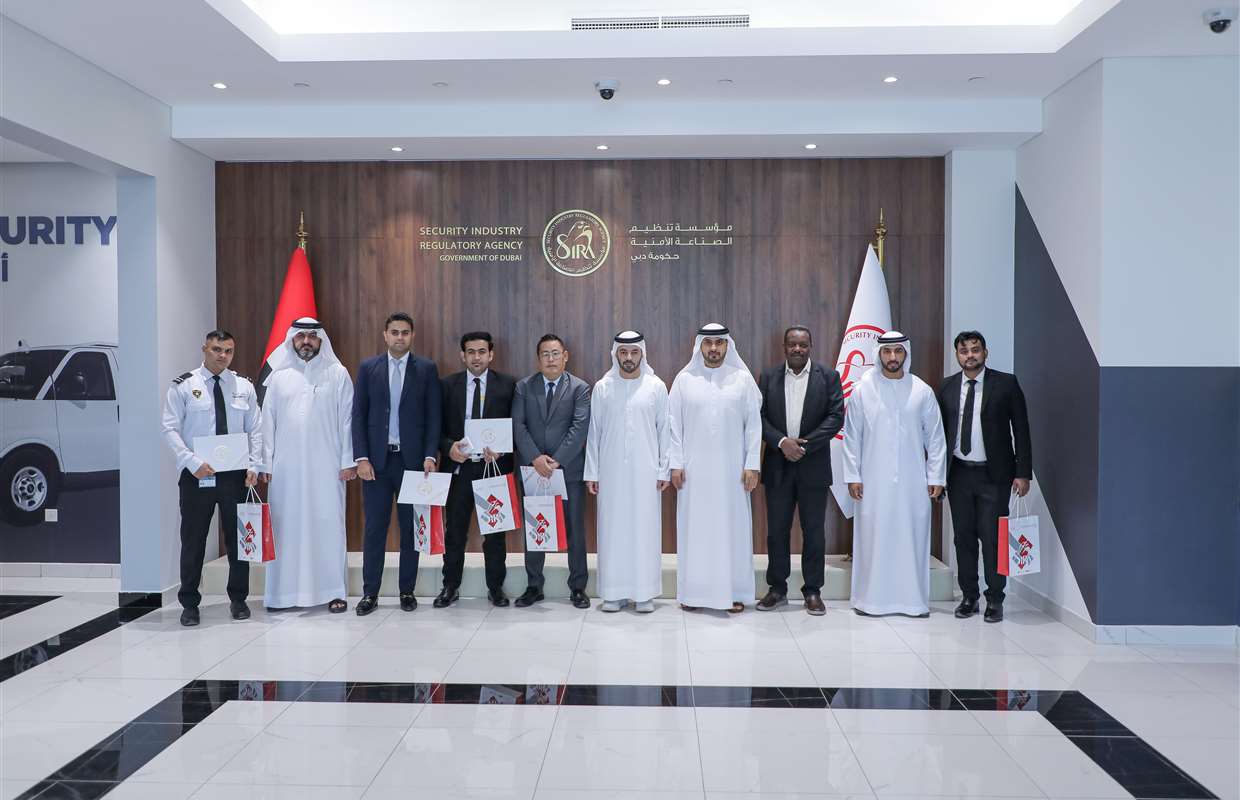 Security Guards Honored for Their Efforts in Combating Fire at Al Habtoor City Hotel